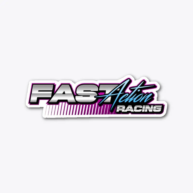 Fast Action Racing Sticker